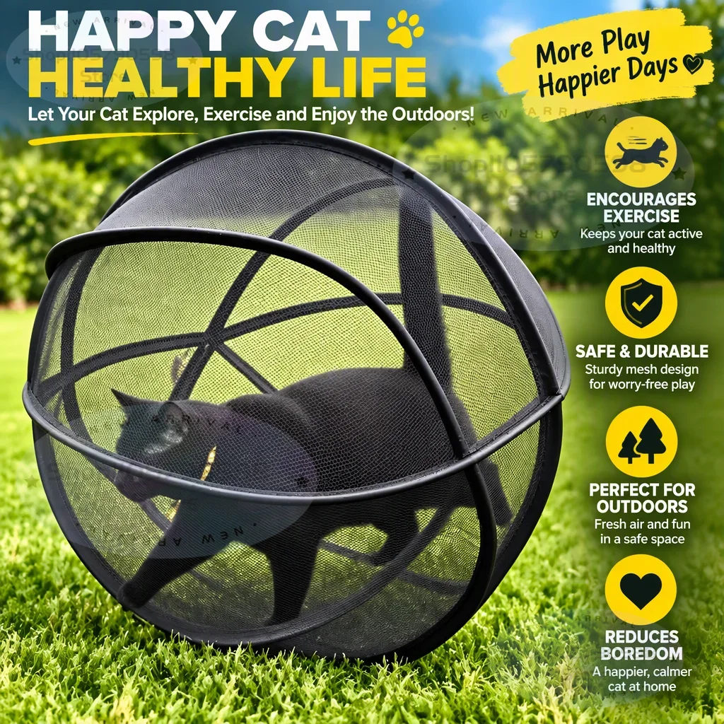 360 Rolling Cat Playpen
